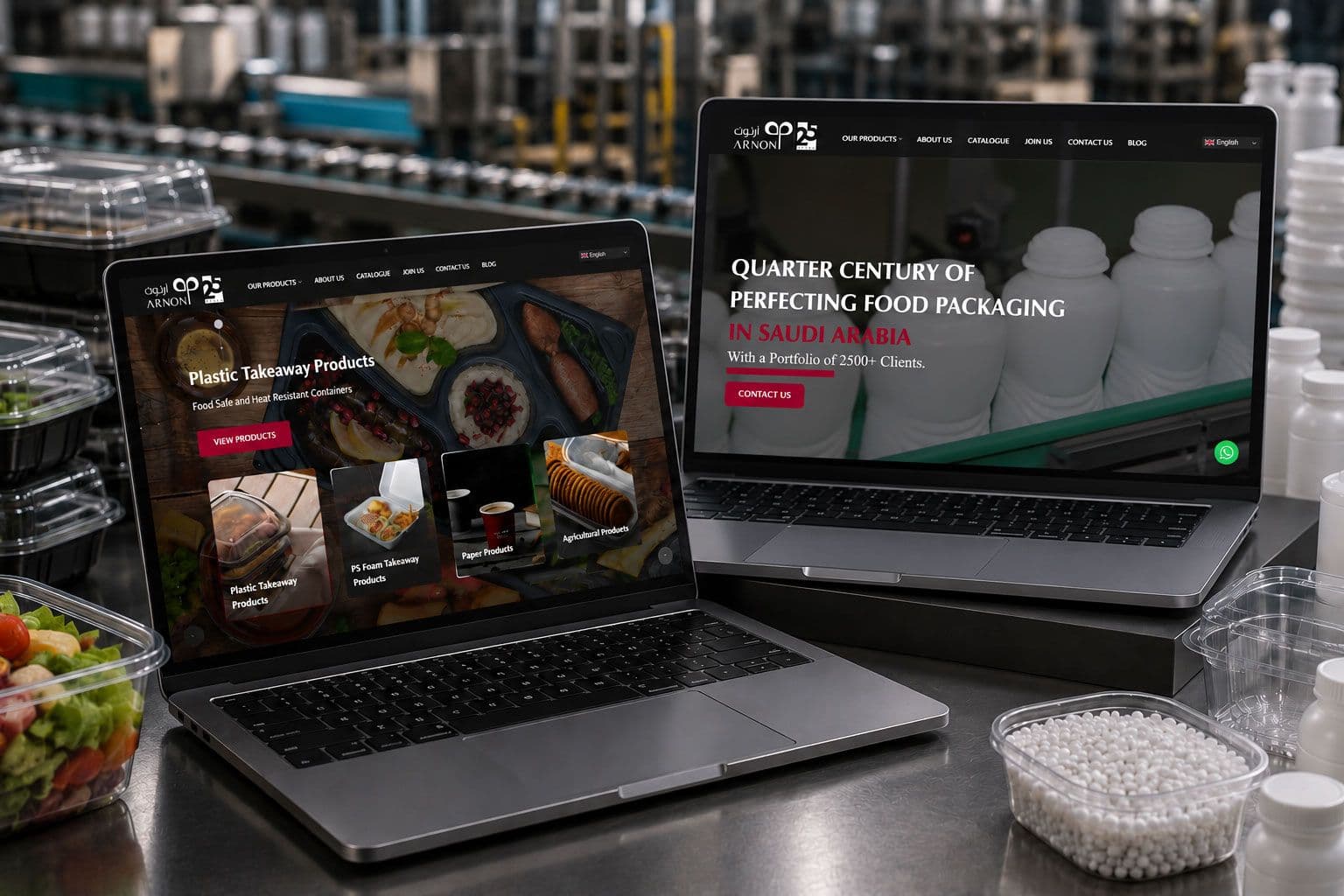 Arnon Plastic Industries – Corporate Website & Product Catalogue Platform screenshot