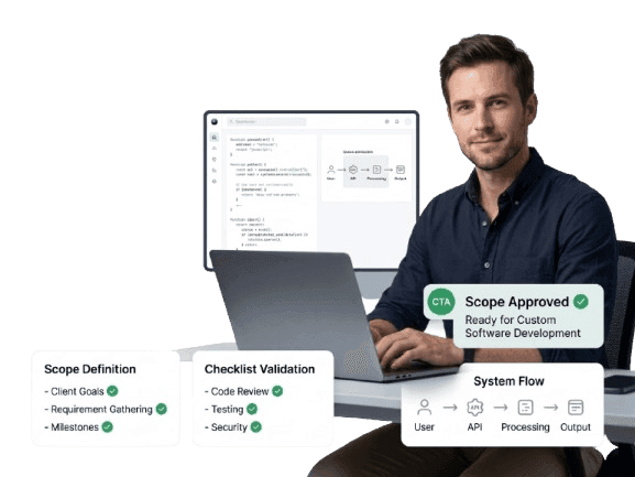 Custom software CTA