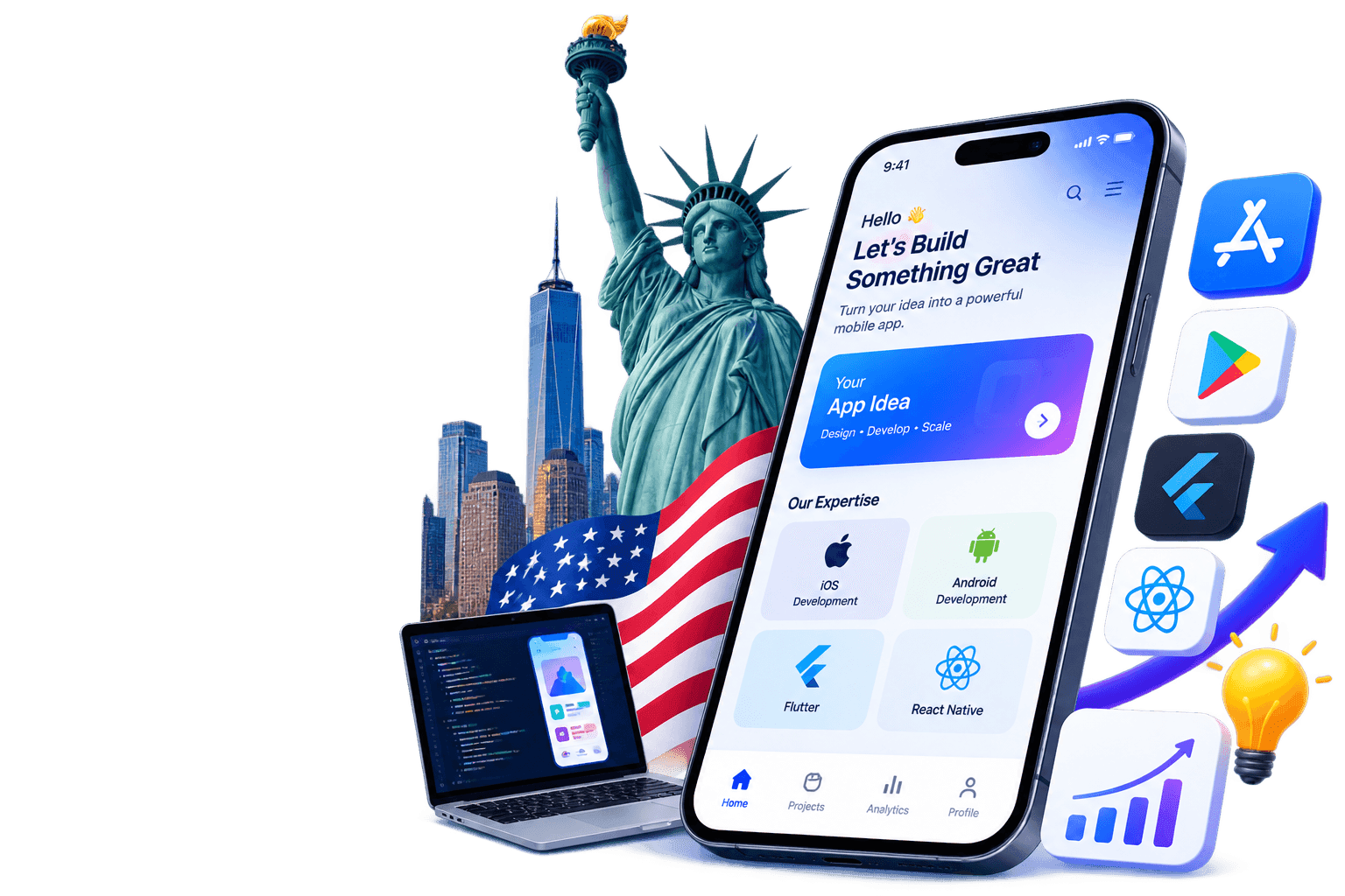 USA Mobile App Development.