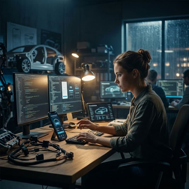 Connected Vehicle App Development