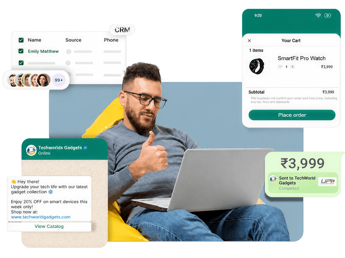 Stay in Control of Every Vendor with WhatsApp CRM Software