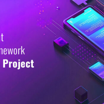 Illustration showing developers choosing the right mobile app development framework for cross-platform app success in 2025